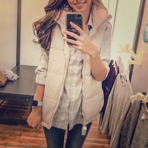 Off white puffer vest